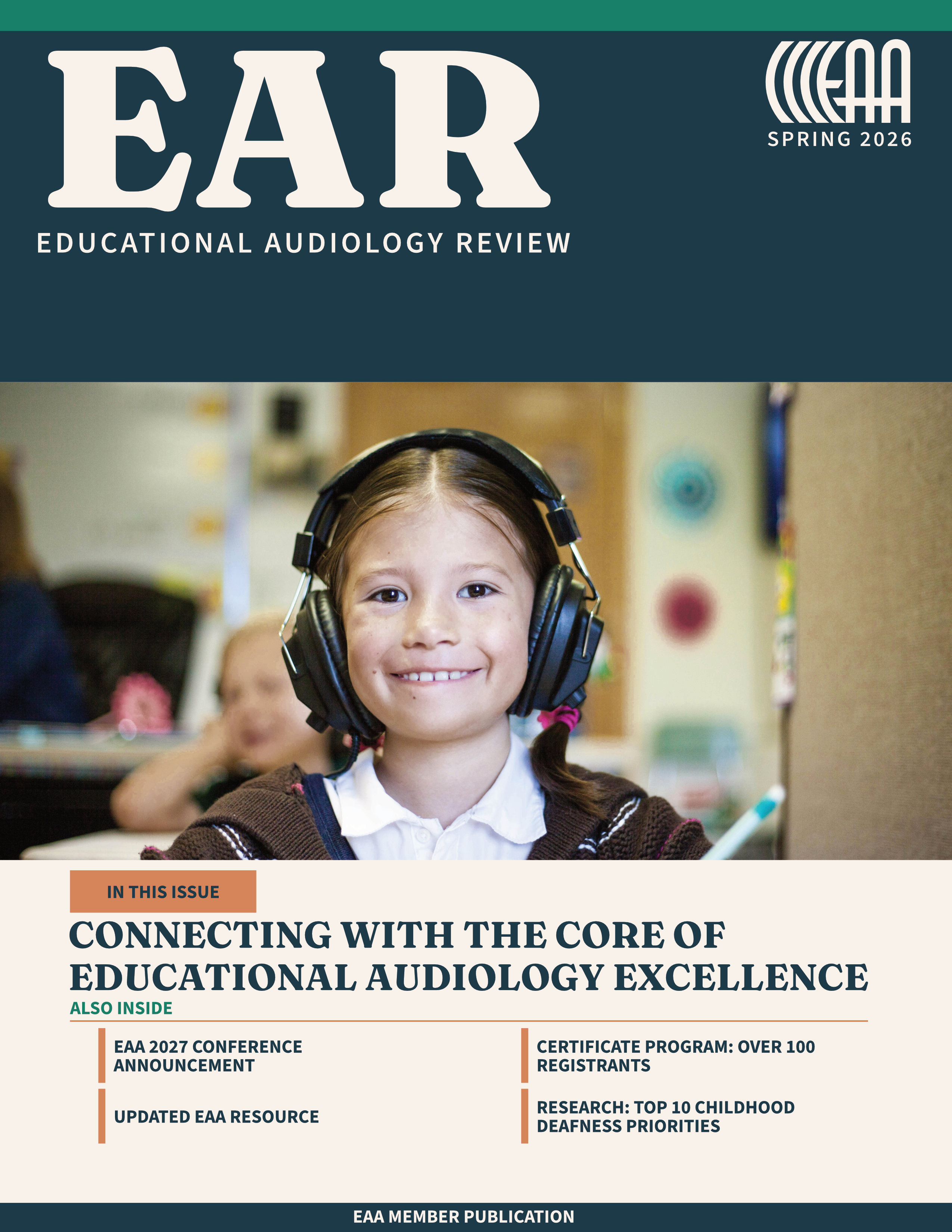 EAR Newsletter Spring 2026 cover